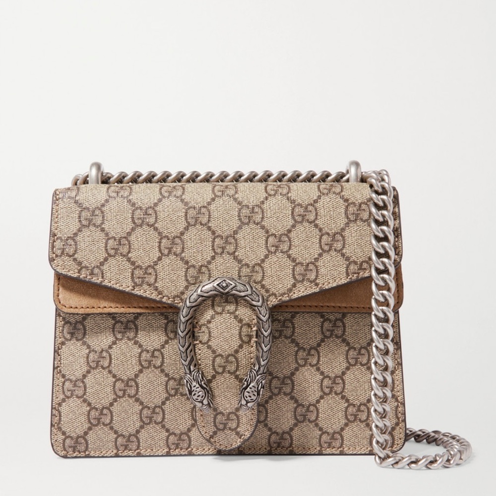 Gucci Dionysus Printed Coated Canvas Crossbody Bag